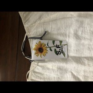 Off the shoulder linen dress